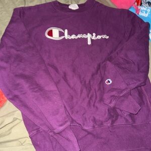 Champion womensPurple Sweater